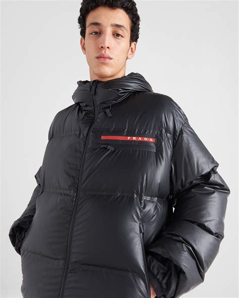 prada puffer jacket black|Prada puffer jacket farfetch.